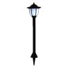 Zahradní solární lampy 3 ks LED černé 44471
