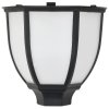 Zahradní solární lampy 3 ks LED černé 44471