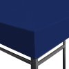 Náhradní střecha na altán 310 g/m² 3 x 3 m modrá 44782