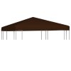 Střecha na altán 310 g/m² 3 x 3 m hnědá 46621