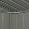 Zahradní domek antracitový ocel 47026