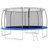 Trampolína s příslušenstvím kulatá 460x80 cm 150 kg 92456