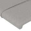 Rám postele bez matrace světle šedá 100 x 200 cm textil 3125033