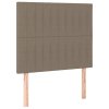 Rám postele bez matrací taupe 90x190 cm textil 3125183