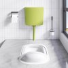 Splachovací WC nádržka se spodním přívodem vody 3/6 l olivová 148007