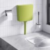 Splachovací WC nádržka se spodním přívodem vody 3/6 l olivová 148007