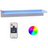Přelivový vodopád s RGB LED osvětlením nerezová ocel 60 cm 151410