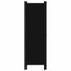4dílný paraván černý 200 x 180 cm 320722