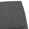Relaxační židle tmavě šedá textil 341313