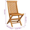 Zahradní židle s béžovými poduškami 8 ks masivní teak 3072920