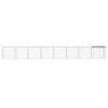 Klec pro kuřata se střechou antracitová 803 x 98 x 90 cm ocel 3189042