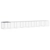 Klec pro kuřata se střechou antracitová 803 x 98 x 90 cm ocel 3189042