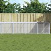 Klec pro kuřata se střechou antracitová 803 x 98 x 90 cm ocel 3189042