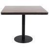 Bistro stolek tmavě hnědý 80 x 80 cm MDF 286434