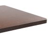 Bistro stolek tmavě hnědý 80 x 80 cm MDF 286434