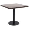 Bistro stolek tmavě hnědý 80 x 80 cm MDF 286434