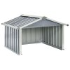Přístřešek pro robotickou sekačku 92x97x63 cm pozinkovaná ocel 150908