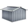 Přístřešek pro robotickou sekačku 92x97x63 cm pozinkovaná ocel 150908