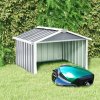 Přístřešek pro robotickou sekačku 92x97x63 cm pozinkovaná ocel 150908