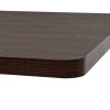 Bistro stůl MDF a ocel čtvercový 80 x 80 x 75 cm 245611