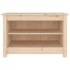 Lavice s botníkem 70 x 38 x 45,5 cm masivní borovice 813769