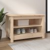 Lavice s botníkem 70 x 38 x 45,5 cm masivní borovice 813769