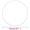 Nástěnná zrcadla 2 ks 50 cm kulatá sklo 3051627