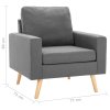 2dílná sedací souprava textil světle šedá 3056614