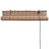 Zatemňovací rolety z bambusu 2 ks 150 x 220 cm hnědé 3057521
