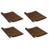 Samolepící tapety na dveře 4 ks tmavý dub 210 x 90 cm PVC 3059643