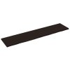 Stolní deska tmavě hnědá 220x50x(2-4)cm ošetřený masivní dub 3156466
