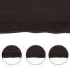 Stolní deska tmavě hnědá 220x50x(2-4)cm ošetřený masivní dub 3156466