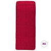 Plážové osušky 6 ks vínové 60 x 135 cm textil 400 GSM 3157057