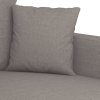 2dílná sedací souprava s poduškami taupe textil 3201655
