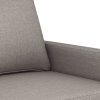 2místná pohovka taupe 140 cm textil 359170