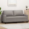 2místná pohovka taupe 140 cm textil 359170