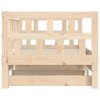 Válenda s přistýlkou 80 x 200 cm masivní borové dřevo 836207