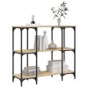 Konzolový stolek dub sonoma 102 x 35 x 90 cm kompozitní dřevo 834146