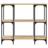 Konzolový stolek dub sonoma 102 x 35 x 90 cm kompozitní dřevo 834146