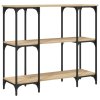 Konzolový stolek dub sonoma 102 x 35 x 90 cm kompozitní dřevo 834146