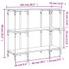 Konzolový stolek dub sonoma 102 x 35 x 90 cm kompozitní dřevo 834146