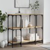 Konzolový stolek dub sonoma 102 x 35 x 90 cm kompozitní dřevo 834146