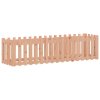 Vyvýšený záhon plotový design 200x50x50 cm masivní douglaska 832510