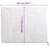 Ochranné návleky na rostliny na zip 2 ks 70 g/m² 3,93 x 3 m 3203523