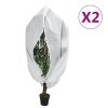 Ochranné návleky na rostliny na zip 2 ks 70 g/m² 3,93 x 3 m 3203523