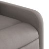 Masážní polohovací křeslo taupe textil 374181