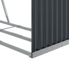 Stojan na dřevo antracitový 120 x 45 x 210 cm pozinkovaná ocel 364562