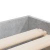 Rám postele se zásuvkami betonově šedý 90 x 200 cm kompozit 3207297