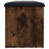 Úložná lavice kouřový dub 82 x 42 x 45 cm kompozitní dřevo 835051