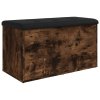 Úložná lavice kouřový dub 82 x 42 x 45 cm kompozitní dřevo 835051